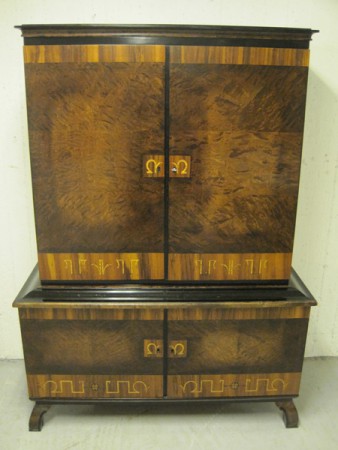 5543 - Pradelnik 2 dilny ArtDeco 1930 130 x 50 cm  V - 160 cm   - 7 900  kc